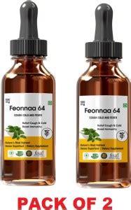Feonnaa 64 Liquid Cough, Cold & Fever will disappear 50 ml (Pack of 2 ...