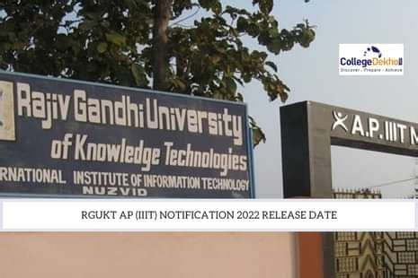 RGUKT AP (IIIT) Notification 2022 Release Date Confirmed: Check ...