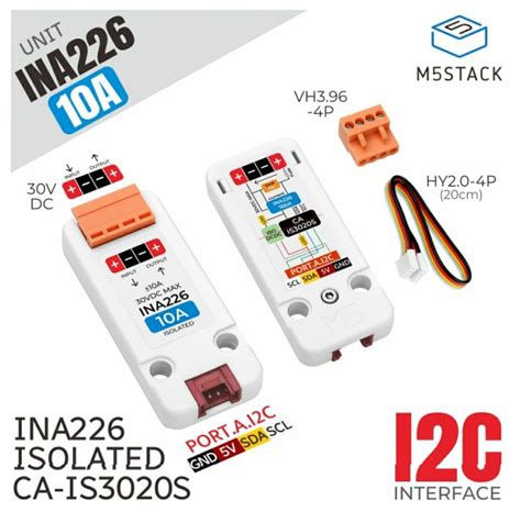 INA226-1A/10A Current Voltage Power Monitor Units - M5Stack | Mouser