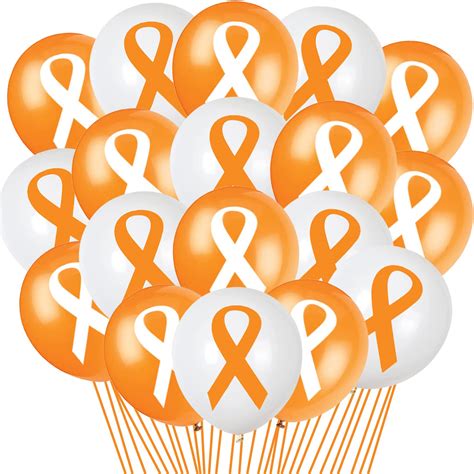 Orange Leukemia Cancer Ribbon