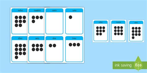 Tarjetas educativas: Números del 0 al 10 (teacher made)