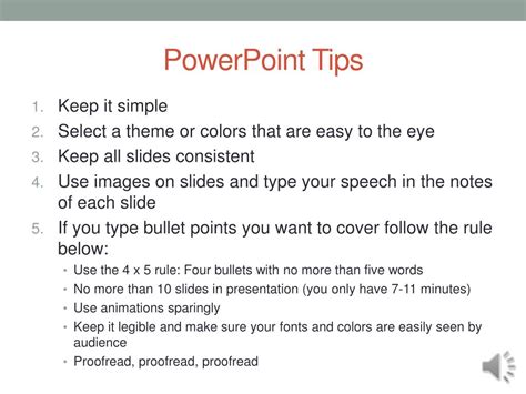 PowerPoint Presentation Tips 的图像结果