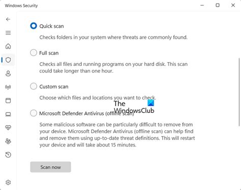 Image result for Run Windows Defender Scan Now