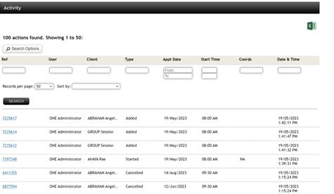Image result for Activity View in BenefitPoint