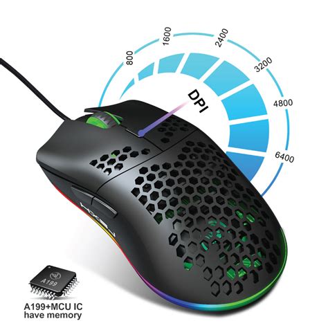 HXSJ J900 RGB Wired Gaming Mouse | Concept Kart