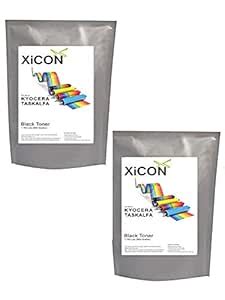 Xicon Black Toner Powder for Kyocera Taskalfa - 800g (Pack of 2 ...