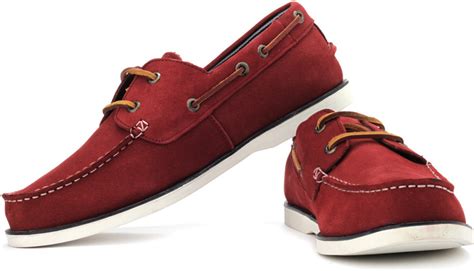 Nautica Pier 1 Boat Shoes For Men - Buy Red Color Nautica Pier 1 Boat ...