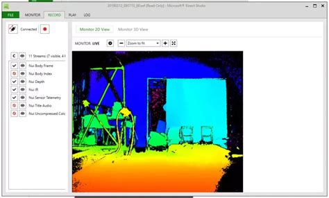 Kinect Unity 的图像结果