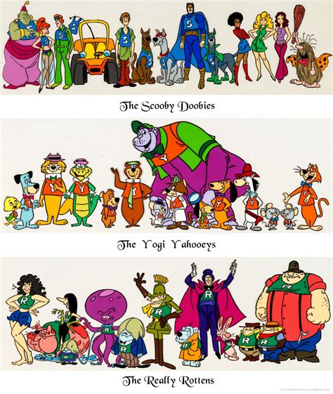"Scooby's All-Star Laff-A-Lympics" Teams: The Scooby Doobies, The Yogi ...