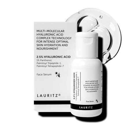 Lauritz 2.5% Multi Molecular Hyaluronic Acid Serum | Advanced Hydrating ...