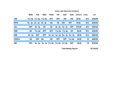 Image result for Employee Schedule Calendar