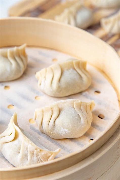 Juicy Steamed Chicken Dumplings - The Flavor Bender