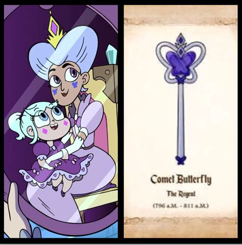 Queen Moon butterfly's mother Star butterfly great grandmother ...
