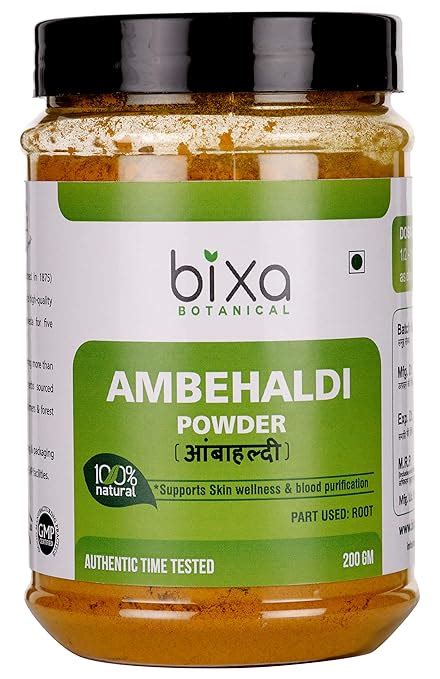 Ambehaldi Powder (Curcuma Amada/Mango Ginger Root), Supports Skin ...