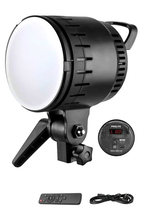 Prolite PL-115W Bi-Color Continuous COB LED Video Light with Plastic ...