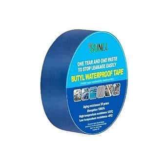SUNLL Butyl Tape 2"W X 33'L, Upgraded W6000 Super Weatherability ...