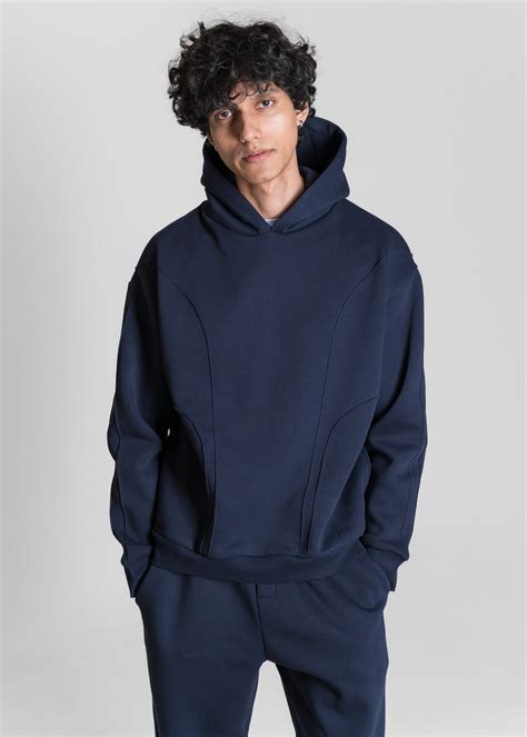 Live-In Hoodie — Navy Blue – Desi Minimals