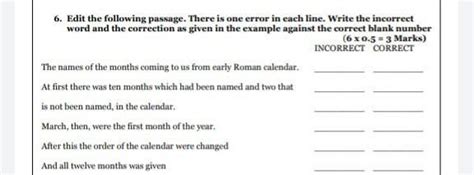 edit the passage incorrect or correct - Brainly.in