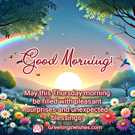 Thursday Morning Wishes to Inspire a Wonderful Day - Greetings Wishes