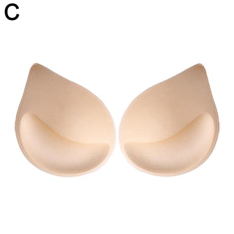 3 Pairs Bra Pad Inserts Push Up Inserts Bra Cups Replacement Breathable ...