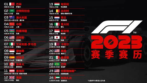 2023f1赛程最新时间表 中国大奖赛时隔四年回归|2023f1|赛程-滚动读报-川北在线