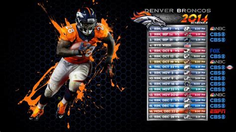 🔥 [40+] 2015 Denver Broncos Schedule Wallpapers | WallpaperSafari