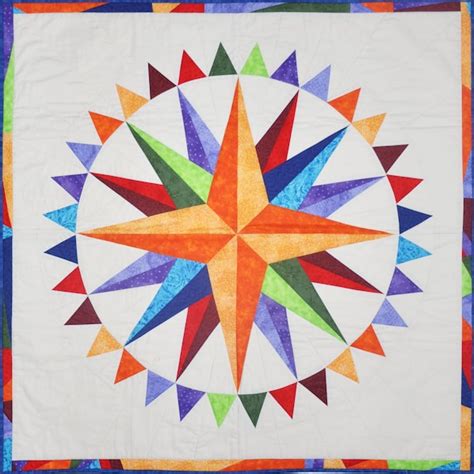 Image result for Compass Quilt Pattern