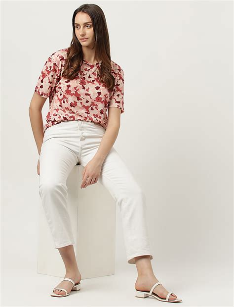 Buy Camo Printed Round Neck T-Shirt at Marks & Spencer
