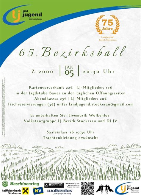 65. Bezirksball der Landjugend Bezirk Stockerau , Veranstaltungszentrum ...