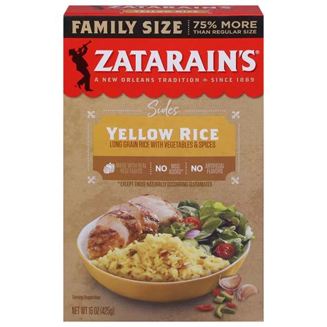 Zatarain's Yellow Rice Family Size - Shop Rice & grains at H-E-B