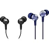 JBL C200SI, Premium in Ear Wired Earphones with Mic, Signature Sound ...