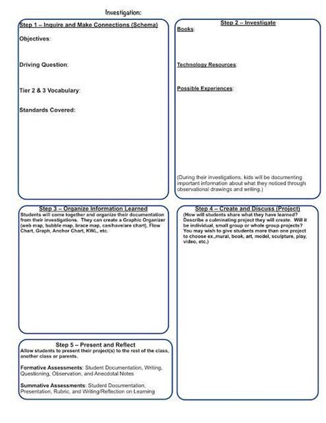Image result for Sample Project-Based Lesson Plan