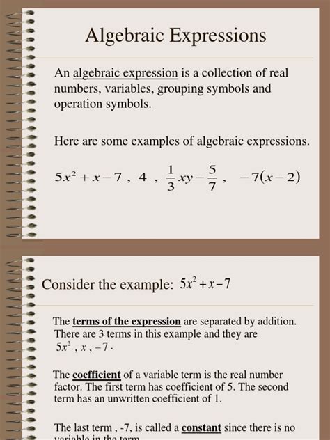 Image result for Math Algebraic Expression