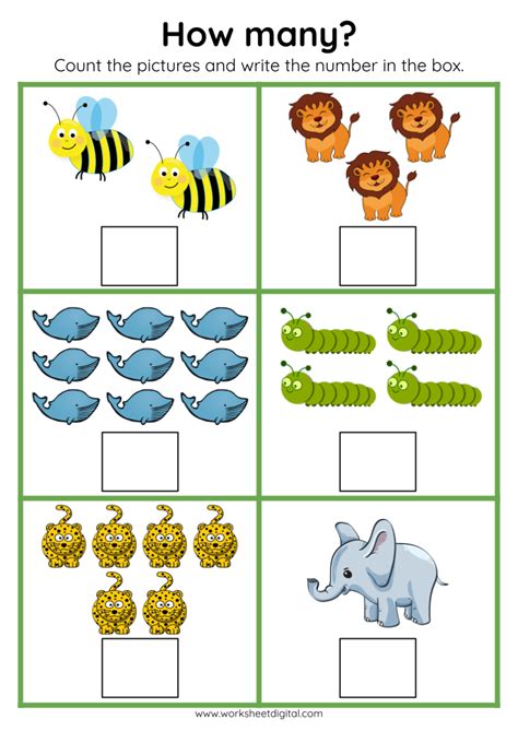 Image result for Counting Number 10 Worksheet