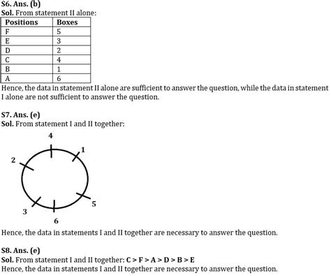Reasoning Quizzes For IBPS RRB PO/Clerk Mains 2022- 5th October
