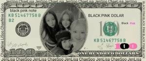 craft maniacs BLACKPINK DOLLAR MATT LAMINATED BOOKMARK MONEY BOOKMARKS ...