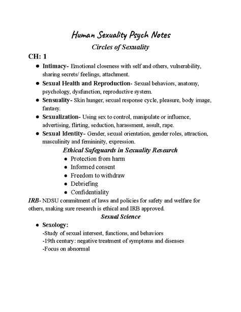 Psych 210 - PSYC 210 Lecture Notes - Hum ul Psh o Circles of Sexuality ...