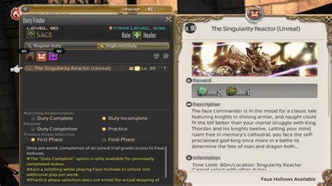 Image result for FFXIV Singularity Reactor Guide