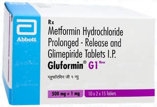 Gluformin G 1 New Tablet 15: Uses, Side Effects, Price & Substitutes