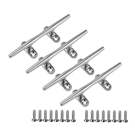 Buy YUSOVE Boat Cleats 6 Inch 316 Stainless Steel Marine Cleat,Mooring ...