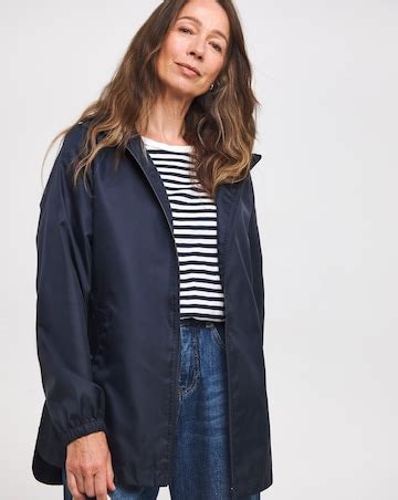 Navy Pac-A-Mac Raincoat | Ambrose Wilson