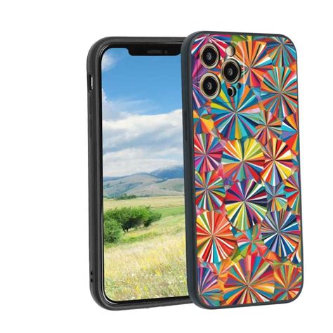 Vibrant-pinwheel-patterns-0 phone case for iPhone 12 India | Ubuy