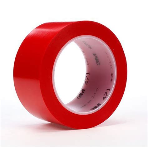 471 3M | 3M 471 Red PVC 33m Lane Marking Tape, 0.14mm Thickness | 669 ...