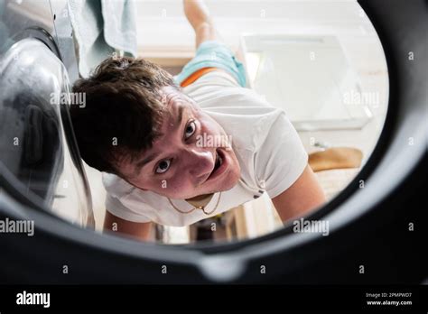 Image result for Human Inside Washing Machine