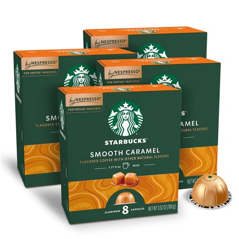 Starbucks by Nespresso Vertuo, Smooth Caramel Flavored Coffee ...