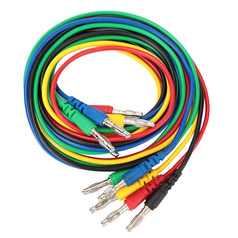 Male to Male Flexible Banana Test Line, Injection Molded 4mm Banana ...
