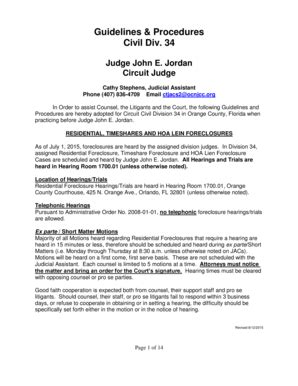 Fillable Online ninthcircuit Guidelines & Procedures - Ninth Judicial ...
