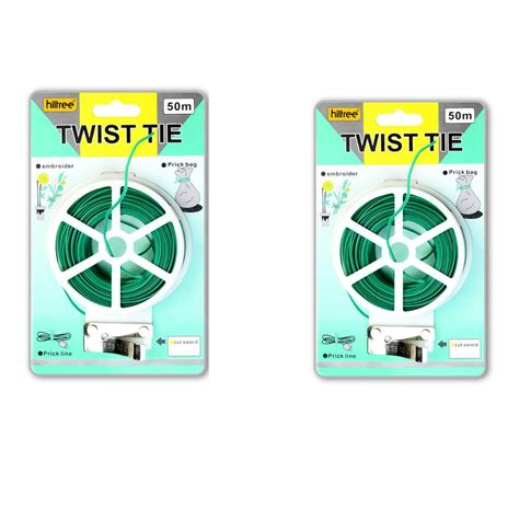 hiltree Twist tie - Spool with Cutter (Pack of 02 Numbers) -50 Meter ...