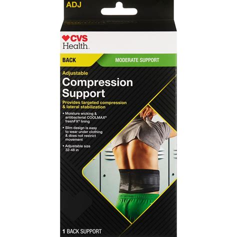 UPC 050428340608 - CVS Health Compression Back Support | upcitemdb.com