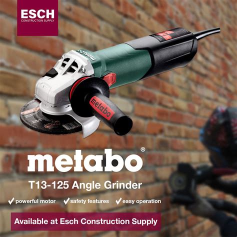 Esch Construction Supply, Inc. on LinkedIn: The Metabo T13-125 is a ...